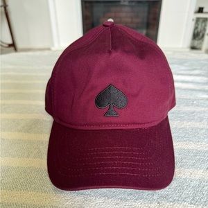 NWT Kate Spade Logo Baseball Cap